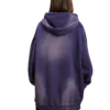 C-HL1223 Monkey Spray Faded Irregular Eroded Heavy Distressed Hoodie