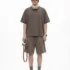 dbfbb6fd C-S26009 + S26008 Retro Striped Washed Co-ord Set