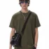 C-S26003 Snow Wash Embroidered Reverse Seam Pure Cotton 275GSM T-Shirt