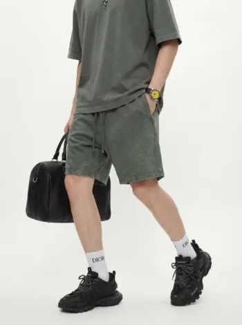 C-K1159 Washed Five-Point Shorts