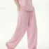 C-K1162 Heavyweight Washed Distressed Pure Cotton Loose Barrel Pants