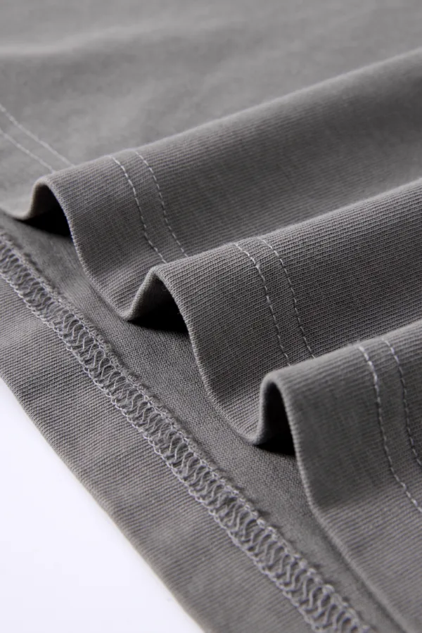 C-S26009 Sporty Striped Washed Vintage T-Shirt