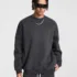 C-HL23803 Fleece-Lined Thickened Loose Crewneck Sweatshirt