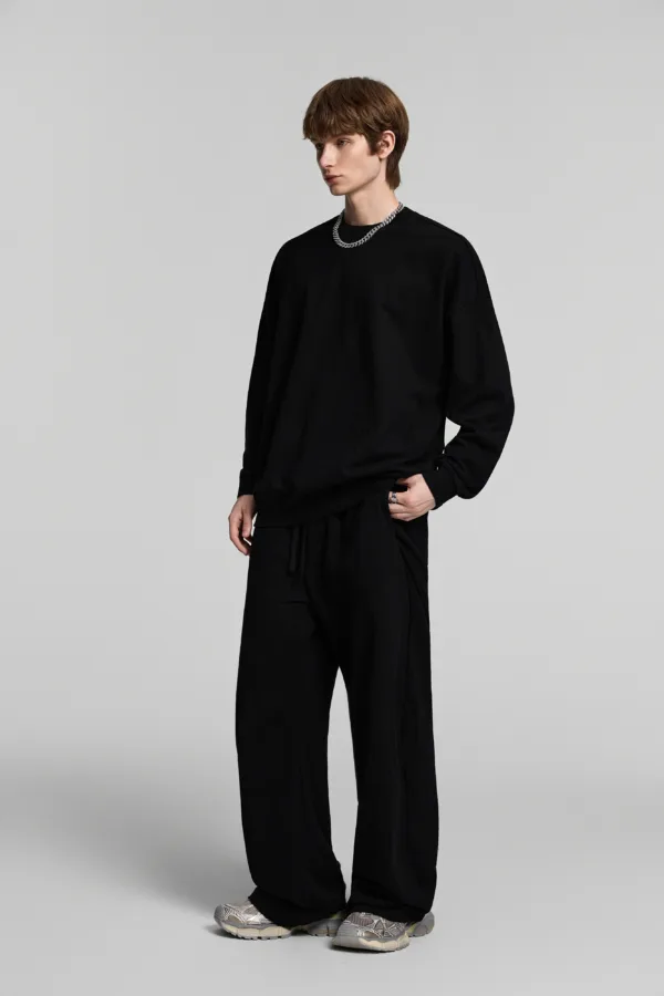 C-6807 + C-6808 Heavyweight Distressed Ripped Vintage Wash Fleece Hoodie Two-Piece Set