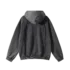 C-25277 High Street Patchwork Frayed Edge Distressed Hoodie