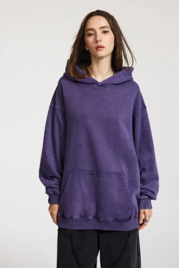 C-HL1215 High Street Heavyweight Batik Washed Vintage Hoodie