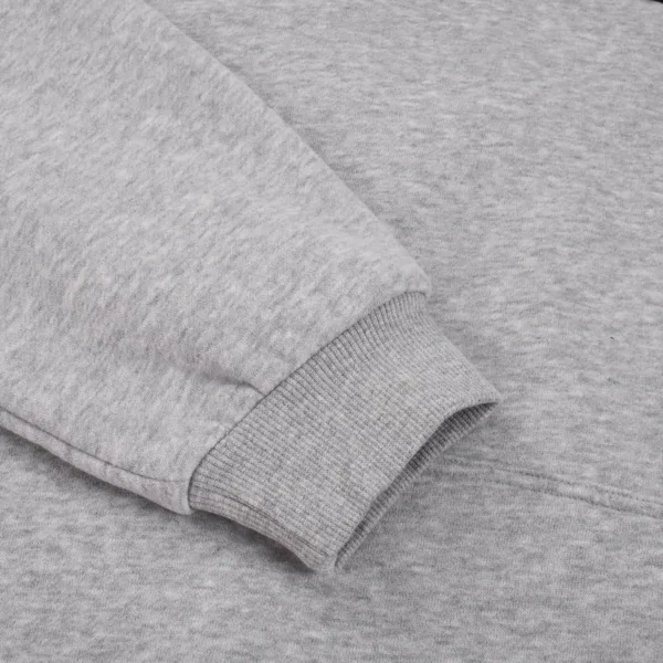 C-HL1221 Snow Wash Distressed Seam Colorblock Tape Fleece Hoodie