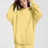 C-HL23807 Fleece-Lined Thickened Loose-Fit Hooded Sweatshirt