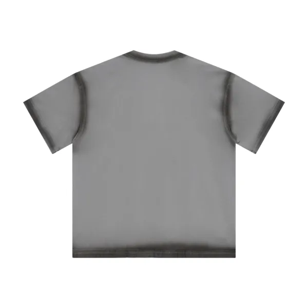 C-HL1234 Spray-Dyed Washed Distressed T-Shirt