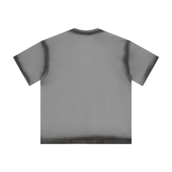 C-HL1234 Spray-Dyed Washed Distressed 250GSM T-Shirt
