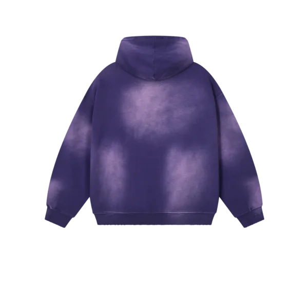 C-HL1223 Monkey Spray Faded Irregular Eroded Heavy Distressed Hoodie