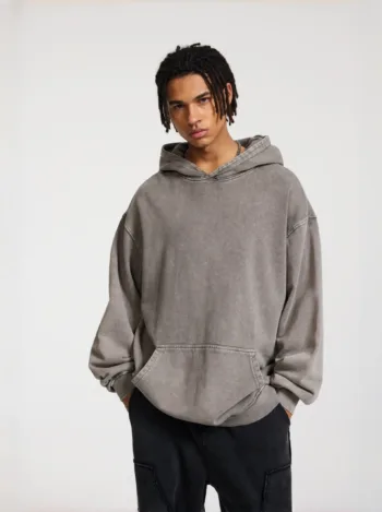 C-HL1215 High Street Heavyweight Batik Washed Vintage Hoodie