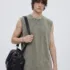 C-HL2424 Distressed Batik Raw Edge Tank Top 230GSM