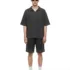 C-k1185 Diamond Textured Waffle Polo 290GSM Short Sleeve Shirt