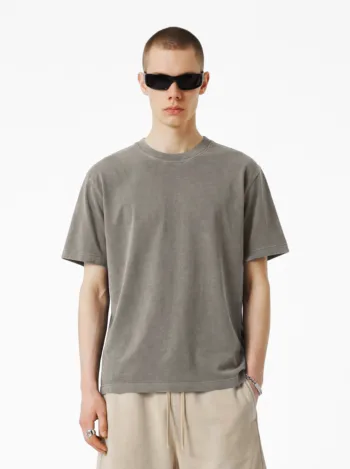 C-1168 Jade Ripple Dyed Vintage Wash 230GSM Cotton T-Shirt