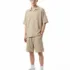C-k1185 Diamond Textured Waffle Polo 290GSM Short Sleeve Shirt