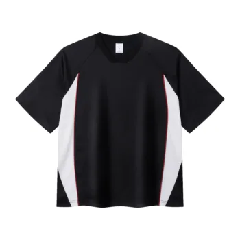 C-K1175 7A Antimicrobial Cool Touch Quick-Dry V-Neck Panelled 240GSM T-Shirt