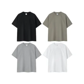 C-K1178 Essential Streetwear Panelled 235GSM 100% Cotton T-Shirt