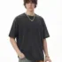 C-HL6615 Frayed Raw Hem Exposed Seam Batik Distressed 275GSM Short Sleeve T-Shirt