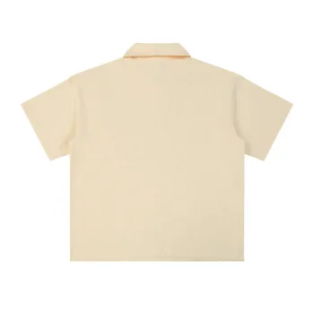 C-HL6605 Diamond Waffle Weave 330GSM Short Sleeve Polo with Side Slits