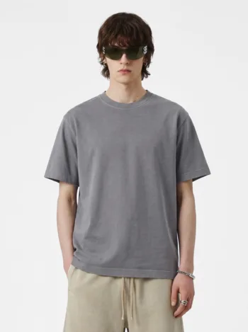 C-1168 Jade Ripple Dyed Vintage Wash 230GSM Cotton T-Shirt