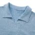 C-k1185 Diamond Textured Waffle Polo 290GSM Short Sleeve Shirt