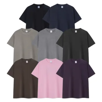 C-1168 Jade Ripple Dyed Vintage Wash 230GSM Cotton T-Shirt