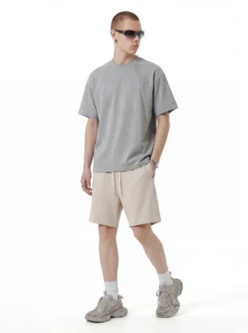 C-K1178 Essential Streetwear Panelled 235GSM 100% Cotton T-Shirt