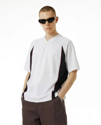 C-K1175 7A Antimicrobial Cool Touch Quick-Dry V-Neck Panelled 240GSM T-Shirt