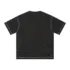 C-K1173 Colorblock Waffle Knit Exposed Stitch Monkey Gradient Spray 290GSM T-Shirt