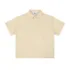 C-HL6605 Diamond Waffle Weave 330GSM Short Sleeve Polo with Side Slits