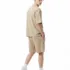 C-k1185 Diamond Textured Waffle Polo 290GSM Short Sleeve Shirt