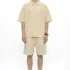 C-HL6605 Diamond Waffle Weave 330GSM Short Sleeve Polo with Side Slits