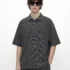 C-HL6605 Diamond Waffle Weave 330GSM Short Sleeve Polo with Side Slits