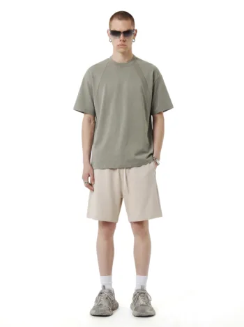 C-K1178 Essential Streetwear Panelled 235GSM 100% Cotton T-Shirt