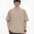 C-HL6615 Frayed Raw Hem Exposed Seam Batik Distressed 275GSM Short Sleeve T-Shirt
