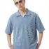 C-k1185 Diamond Textured Waffle Polo 290GSM Short Sleeve Shirt