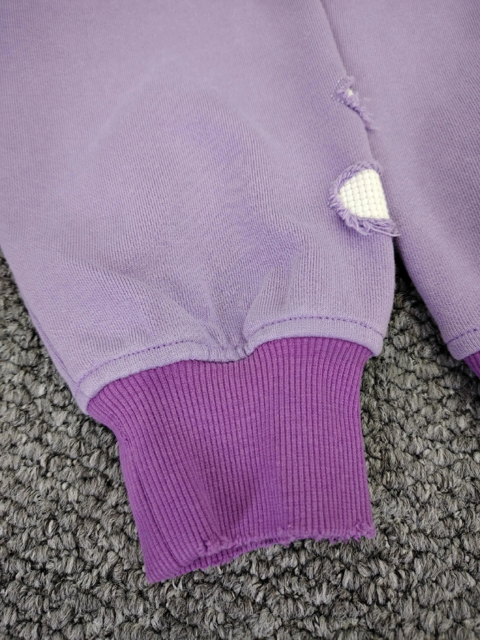 Sleeve Distressing